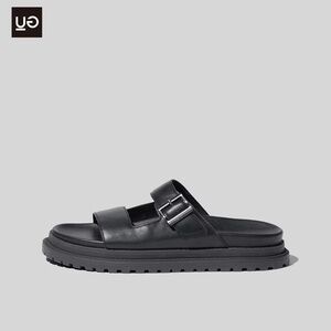 GU Men's Black Slide Sandals - Size 9